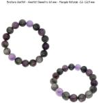  Bratara Goethit - Ametist Diametru 60 mm - Margele Rotunde -12 -12, 9 mm