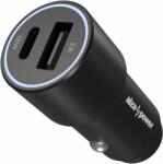 AlzaPower Car Charger P520 USB + USB-C Power Delivery - fekete (APW-CC2P3AB)
