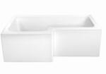 M-Acryl Linea aszimmetrikus akril kád 170x70/85 bal + láb (12131)