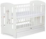 Klups Patut copii cu sertar Safari Giraffe Alb - Klups (NT0660-16545)