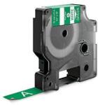 Compatibil Banda compatibila Dymo 1805414, 12mm x 5, 5m text alb / fundal verde, vinil (1805414)