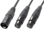 Power Dynamics Cablu XLR tata - 2x XLR mama 0.5m PD-Connex CX142 (176.977)