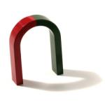 Magneo Smart Magnet didactic sub formă de potcoavă medie 80 x 60 mm AlNiCo