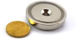 Magneo Smart Magnet neodim oală D 42 mm cu gaură și șanfren
