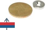 Magneo Smart Magnet neodim inel D 13 x H 4 mm - oală fără carcasă
