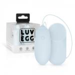 Easy Мощно безжично презаредимо яйце от силикон Luv Egg синьо