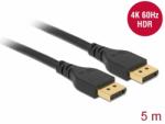 Delock Cablu Displayport 4K@60Hz T-T 5m Negru, Delock 85912 (85912)