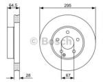 Bosch Disc frana MERCEDES C-CLASS T-Model (S204) (2007 - 2014) BOSCH 0 986 479 407