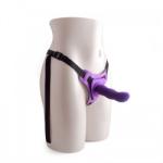 Toyz4Lovers Страпон колан с релефно дилдо Active лилав