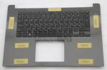 Dell Inspiron 15-7560 series háttérvilágítással (backlit) szürke burkolattal (topcase) magyar (HU) laptop/notebook billentyűzet