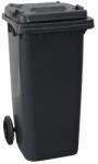  120L kültéri gurulós kuka fekete