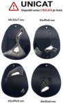  Pandantiv Agata Sardonix Druzy Picatura cu Gaura - 61-64 x 49-55 x 6-8 mm