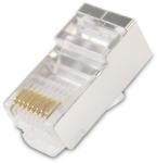 VCOM конектори UTP connectors Cat6 STP/Shielded/RJ45 - 20pcs pack - NM026-20pcs (NM026-20pcs) - megamag
