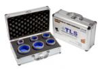  TLS-COBRA PRO 6 db-os 25-35-40-45-55-68 mm - lyukfúró készlet - alumínium koffer