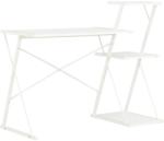vidaXL Birou cu raft, alb, 116 x 50 x 93 cm (20287)