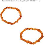  Bratara Chihlimbar Diametru 58 mm- Margele Neregulate - 2- 5 x 7-10 mm - 1 Buc