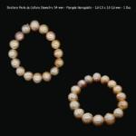  Bratara Perle de Cultura Diametru 54 mm - Margele Neregulate - 12-13 x 10-12 mm - 1 Buc