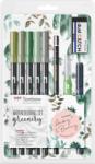 Tombow Markere acuarela peisaj, Greenery Set 9 Tombow WCS-GR (WCS-GR)