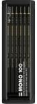 Tombow Creioane grafit, tarii asortate, 4H-6B, MONO 100, 12 buc/set Tombow MONO-100-AS (MONO-100-AS)