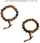  Bratara Tip Mala din Ochi de Tigru Margele Rotunde - 10 x 10 mm - 1 Buc