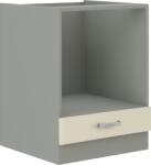 TEMPO KONDELA alsószekrény, bézs magas fényezéssel, PRADO 60 DG BB