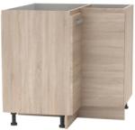 TEMPO KONDELA Alsó sarokszekrény, tölgy sonoma, univerzális, NOVA PLUS NOPL-061-RS