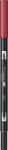 Tombow Marker caligrafic 2 in 1, ABT Dual Brush Pen, wine red Tombow ABT-837 (ABT-837)