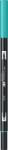 Tombow Marker caligrafic 2 in 1, ABT Dual Brush Pen, process blue Tombow ABT-452 (ABT-452)