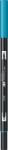 Tombow Marker caligrafic 2 in 1, ABT Dual Brush Pen, reflex blue Tombow ABT-493 (ABT-493)