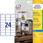Avery Zweckform 99, 1*67, 7 mm-es Avery Zweckform A4 íves etikett címke, fehér színű (20 ív/doboz) (L4715REV-20) - dunasp