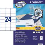 Avery Zweckform 70*37 mm-es Avery Zweckform A4 íves etikett címke, fehér színű (100 ív/doboz) (ELA011) - dunasp