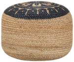 vidaXL Taburet puf lucrat manual, 45 x 30 cm, iută (248087) Canapea