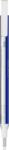 Tombow Radiera Mono Zero Blue/Black/White, tip creion, retractabila, cu varf patrat, Tombow ER-KUS-B (ER-KUS-B)