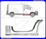 OPEL VIVARO A 2006.09-2014.05 /X83/ Első sárvédő hátsó rész küszöbbel, jobb (külső javítólemez) POTRYKUS P602642-1