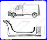 RENAULT TRAFIC 2 2006.08-2014.04 /FL, JL/ Első sárvédő hátsó rész küszöbbel, bal (külső javítólemez) POTRYKUS P602641-1