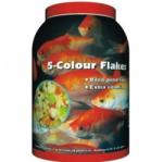 VELDA 5-Colour Flakes 5 színű lemezes haltáp, haleledel minden kerti tavi hal számára 1500 ml