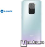 SUNSHINE Hydrogel TPU kameravédő fólia - Ultra Clear, ÖNREGENERÁLÓ! - 1db - Xiaomi Redmi Note 9