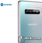 SUNSHINE Hydrogel TPU kameravédő fólia - Ultra Clear, ÖNREGENERÁLÓ! - 1db - SAMSUNG Galaxy S10 (SM-G973F)