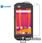 SUNSHINE Hydrogel TPU képernyővédő fólia - Ultra Clear, ÖNREGENERÁLÓ! - 1db, a teljes képernyőt védi - CAT S60