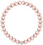 Preciosa de mărgăritar bratara catifea perla cu ceros margele Preciosa 2219 69, roz