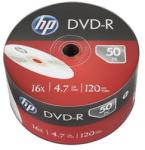 HP DVD-R lemez, 4, 7 GB, 16x, 50 db, zsugor csomagolás, HP (DVDH-16Z50) - papirdepo