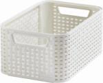 Keter Rattan hatású kosár, 7l, törtfehér, CURVER (CSCR7B)