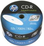 HP CD-R lemez, nyomtatható, 700MB, 52x, 50 db, zsugor csomagolás, HP (CDH7052Z50N) - iroda24