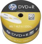 HP DVD+R lemez, 4, 7 GB, 16x, 50 db, zsugor csomagolás, HP (DVDH+16Z50) - iroda24