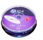 HP BD-R BluRay lemez, 25GB, 6x, 10 db, hengeren, HP (BRH-6B10) - iroda24
