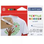 Centropen Set 6 markere textile 2739 CENTROPEN (9713)