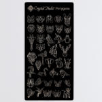 Crystalnails Egyedi Crystal Nails körömnyomda lemez - Polygons
