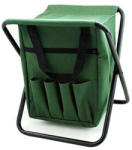 Strend Pro Scaun mini pliabil, gradina, camping, pescuit, cu geanta, verde, max 80 kg, 25x27x32 cm (2170564) - artool