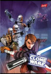  Star Wars/Clone Wars kockás füzet (1 db, vegyes minta), A5/27-32 - Unipap (COR_2017_UNCW532V1_fiu_ko)