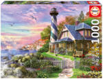 Educa Puzzle Educa din 1000 de piese - Lighthouse at Rock Bay (EDU17740) Puzzle